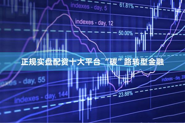 正规实盘配资十大平台 “碳”路转型金融