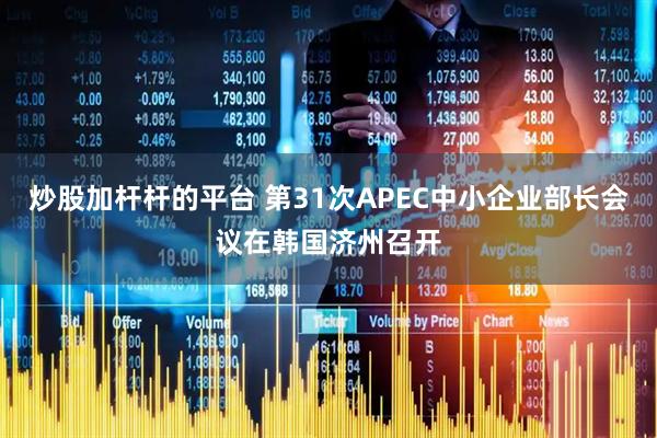 炒股加杆杆的平台 第31次APEC中小企业部长会议在韩国济州召开