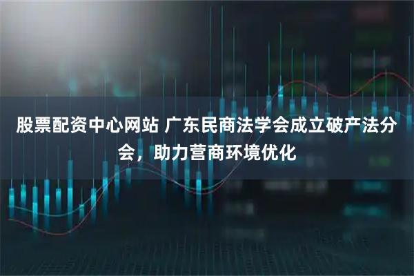 股票配资中心网站 广东民商法学会成立破产法分会，助力营商环境优化